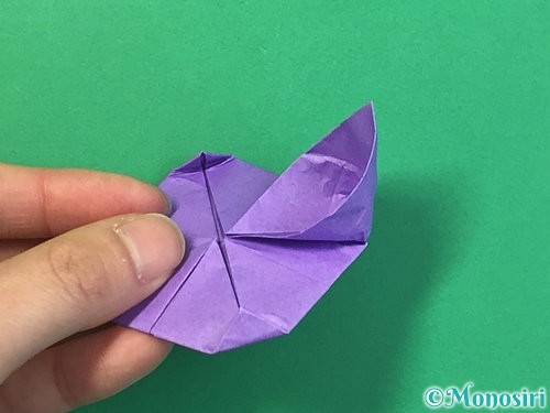 折り紙で睡蓮(蓮の花)の折り方手順20