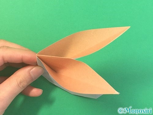 折り紙でうさぎの折り方手順24