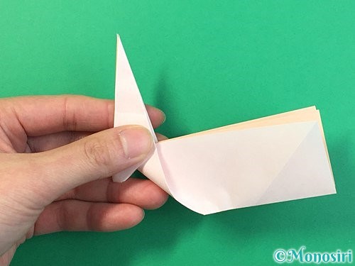 折り紙で立体的なうさぎ折り方手順33