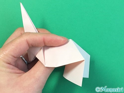 折り紙で立体的なうさぎ折り方手順38