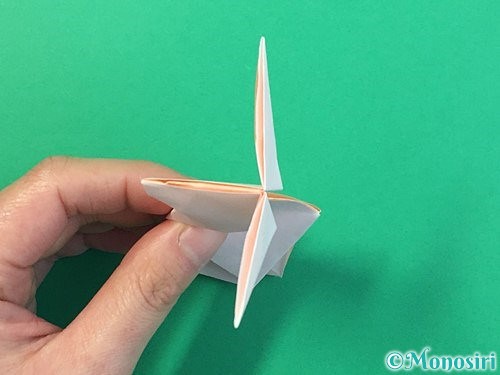 折り紙で立体的なうさぎ折り方手順46