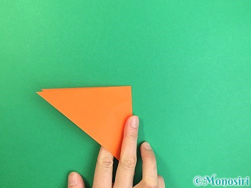 折り紙でトンボの折り方手順5