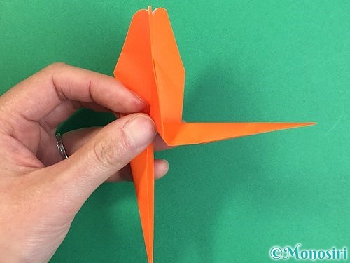 折り紙でトンボの折り方手順29
