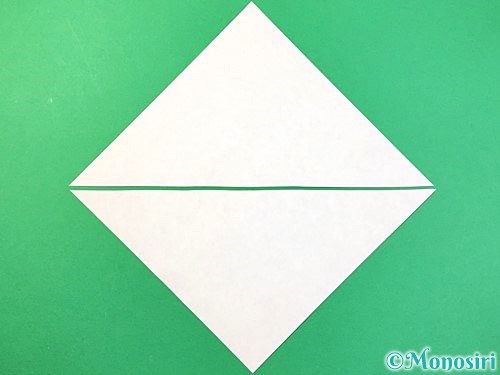 折り紙でトンボの折り方手順3