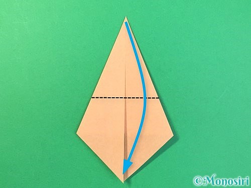 折り紙でトンボの折り方手順8
