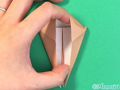 折り紙でトンボの折り方手順14