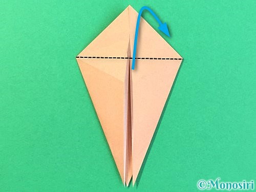 折り紙でトンボの折り方手順17