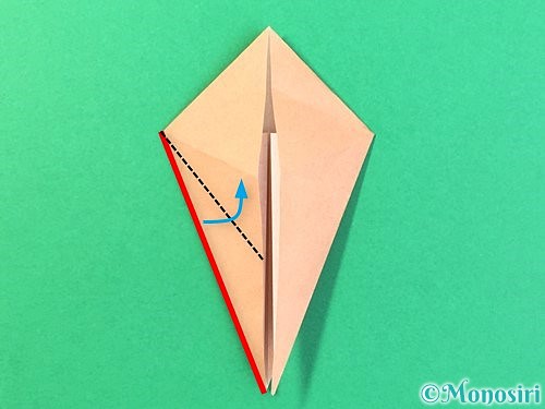 折り紙でトンボの折り方手順41