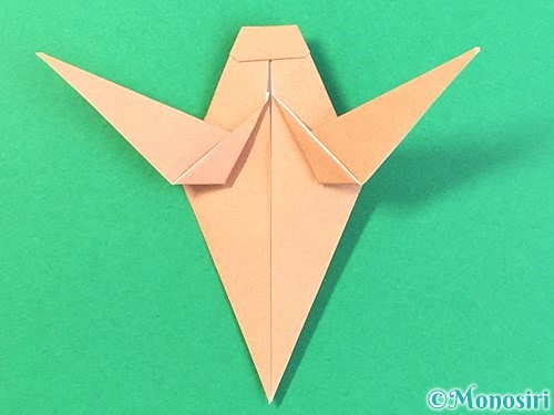 折り紙でトンボの折り方手順55