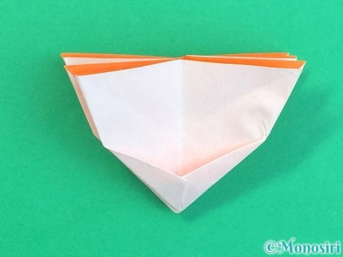 折り紙で立体的なガーベラの折り方手順37
