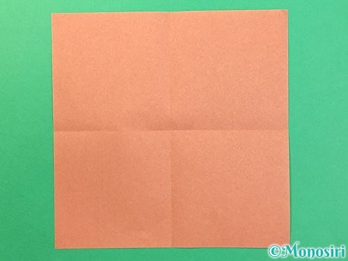 折り紙できのこの折り方手順2