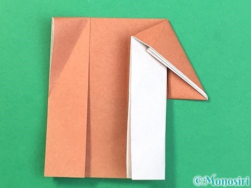 折り紙できのこの折り方手順19
