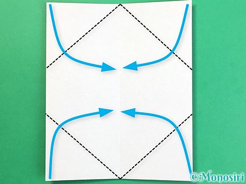 折り紙で栗の折り方手順9