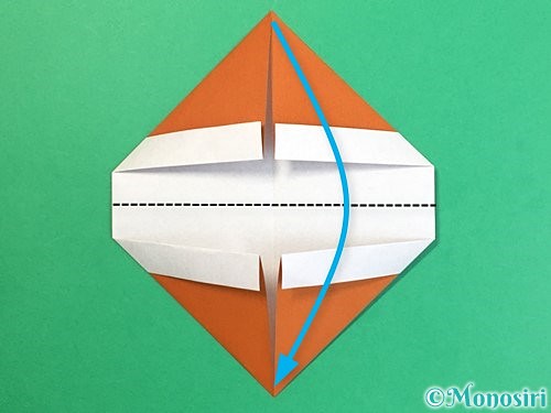 折り紙で栗の折り方手順11
