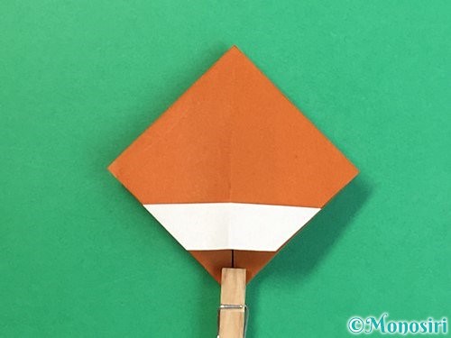 折り紙で栗の折り方手順17