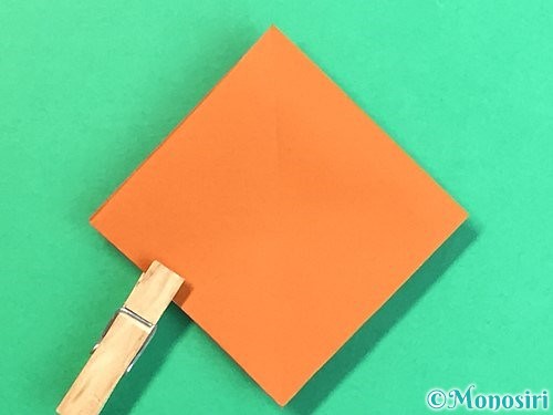 折り紙で栗の折り方手順19