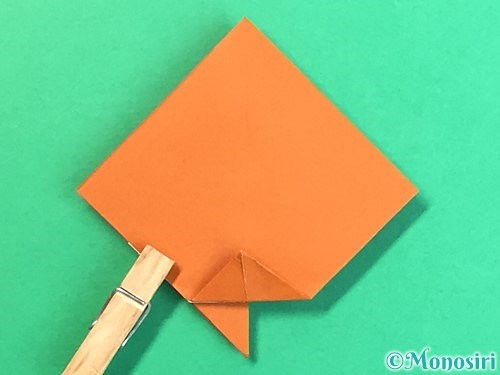 折り紙で栗の折り方手順21