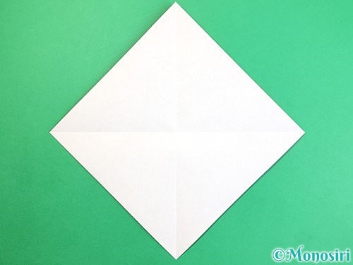 折り紙で栗の折り方手順2