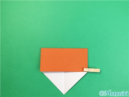 折り紙で栗の折り方手順6