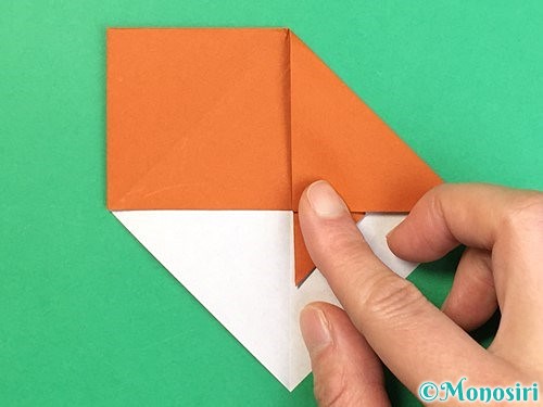 折り紙で栗の折り方手順14