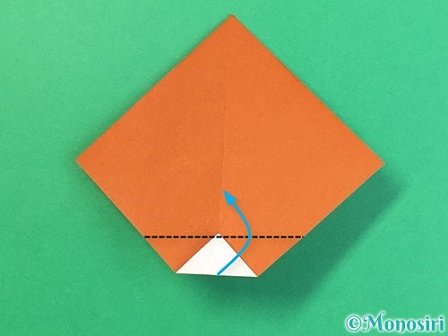 折り紙で栗の折り方手順24