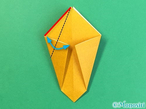 折り紙で花瓶の折り方手順13