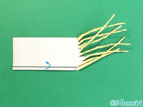 折り紙でススキの作り方手順13
