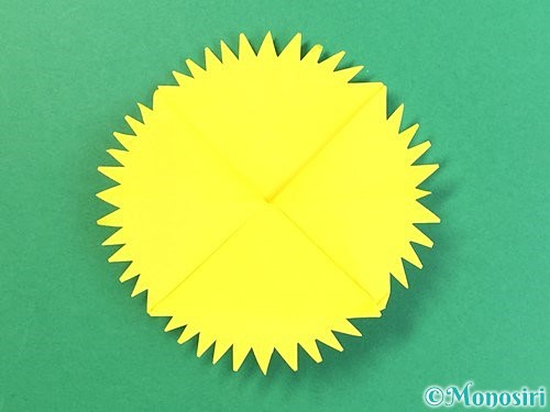 折り紙でたんぽぽの折り方手順22