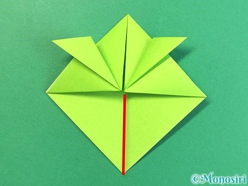 折り紙で亀の折り方手順11