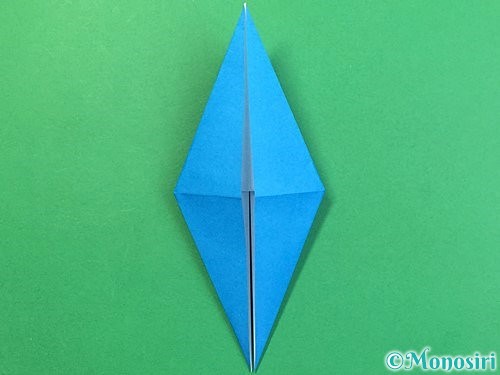 折り紙でサメの折り方手順17