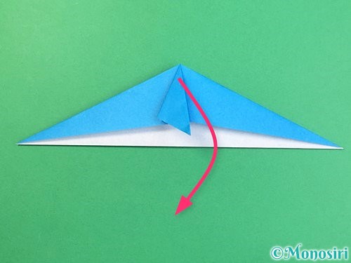 折り紙でイルカの折り方手順13