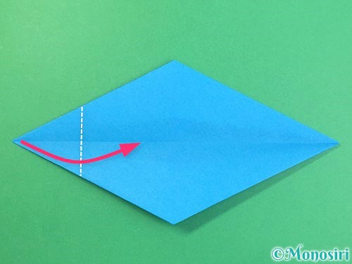 折り紙でイルカの折り方手順15