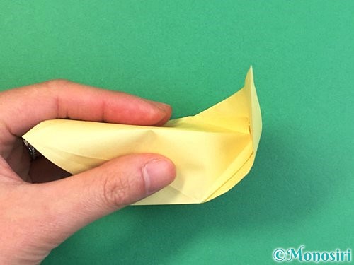 折り紙でアヒルの折り方手順39
