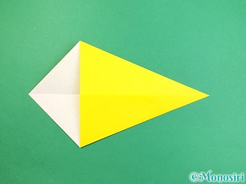 折り紙でインコの折り方手順4