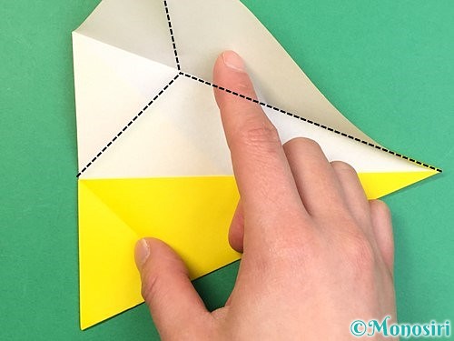 折り紙でインコの折り方手順10