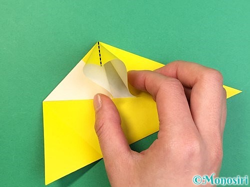 折り紙でインコの折り方手順11