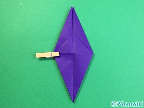 折り紙でカラスの折り方手順18