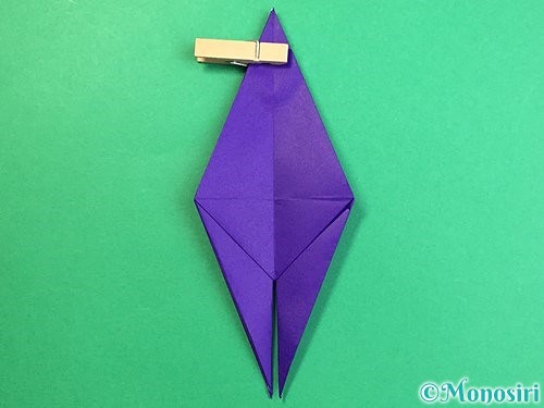 折り紙でカラスの折り方手順20
