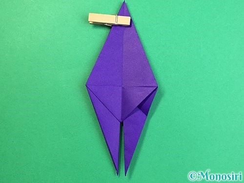 折り紙でカラスの折り方手順24