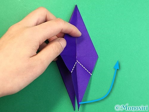 折り紙でカラスの折り方手順26