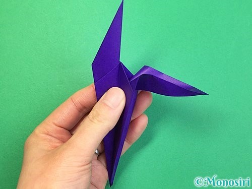 折り紙でツバメの折り方手順26