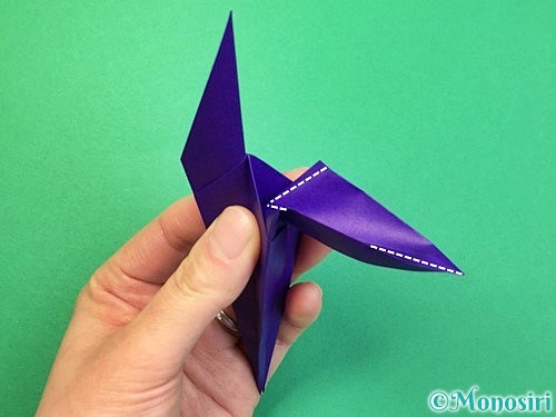 折り紙でツバメの折り方手順27