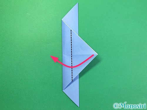 折り紙で鳩の折り方手順7